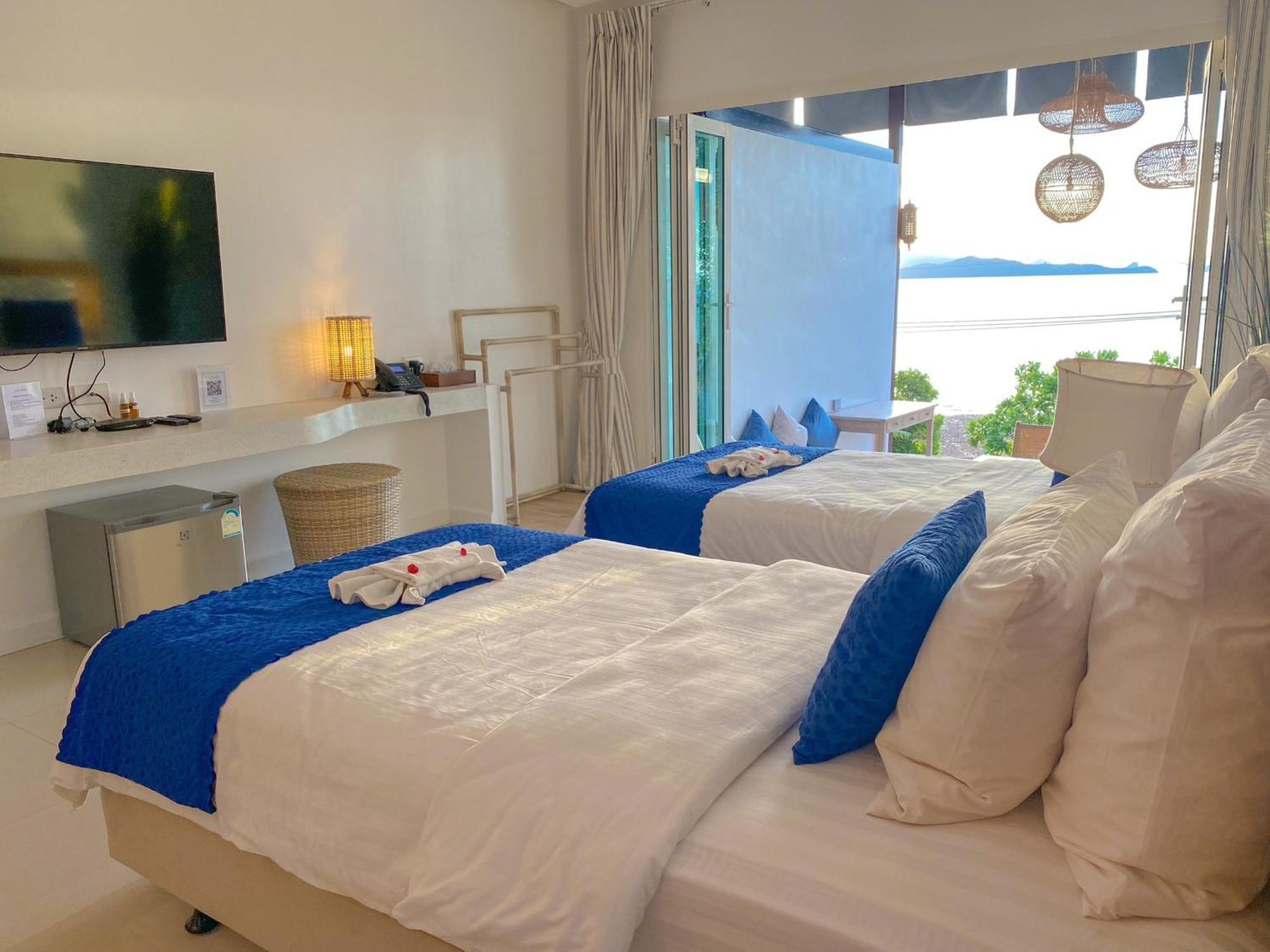 Deluxe Zweibettzimmer mit Meerblick