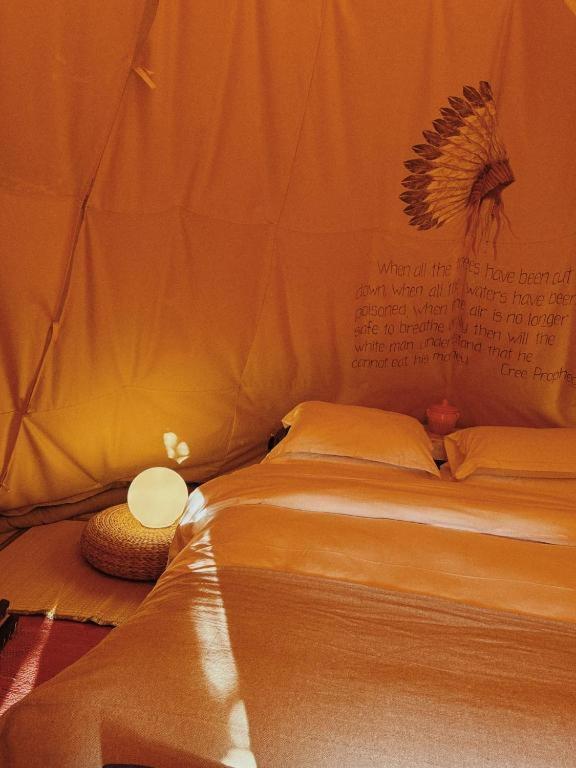 Tipi Tent with Private Bathroom and Kitchen