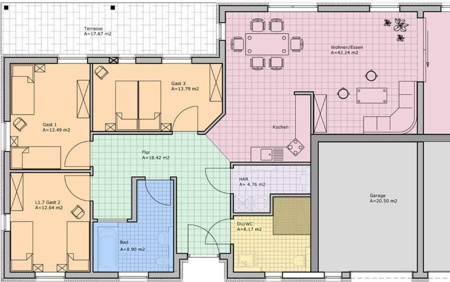 Haus mit 3 Schlafzimmern