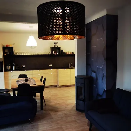 Modernes behagliches Haus mit Kamin, Terrasse und Garten-3