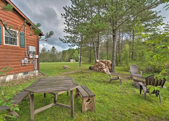 Deck, Hot Tub, Fire Pit: Rustic Cabin In Benezette