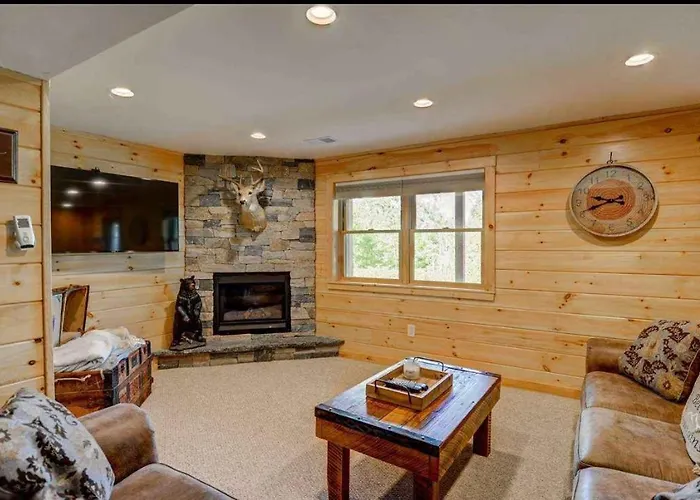 Oe Beautiful Modern Log Home On 17 Acres Private Views Fire Pit Ping Pong Ac