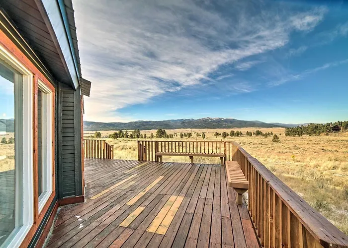 Angel Fire Mtn View Cabin W/ Hot Tub: 2 Mi To Ski