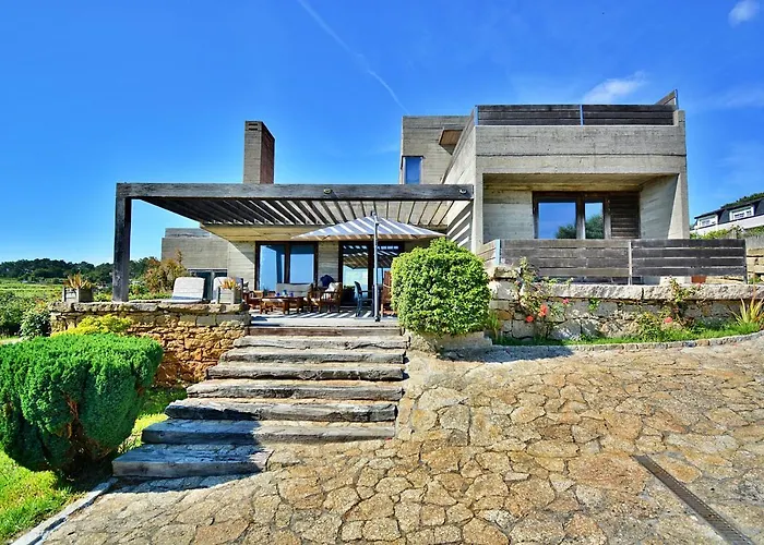 Villa de diseño en Playa Pragueira - Sanxenxo