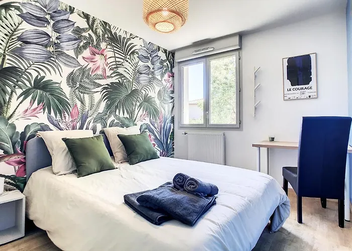 Villa Poète avec jardin 3 Chambres Parking gratuit