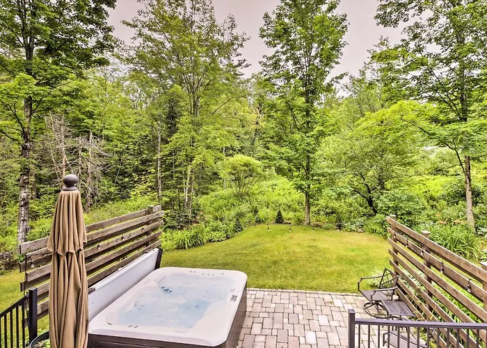 Saltwater Hot Tub & Wfh-Friendly Warren Cabin!