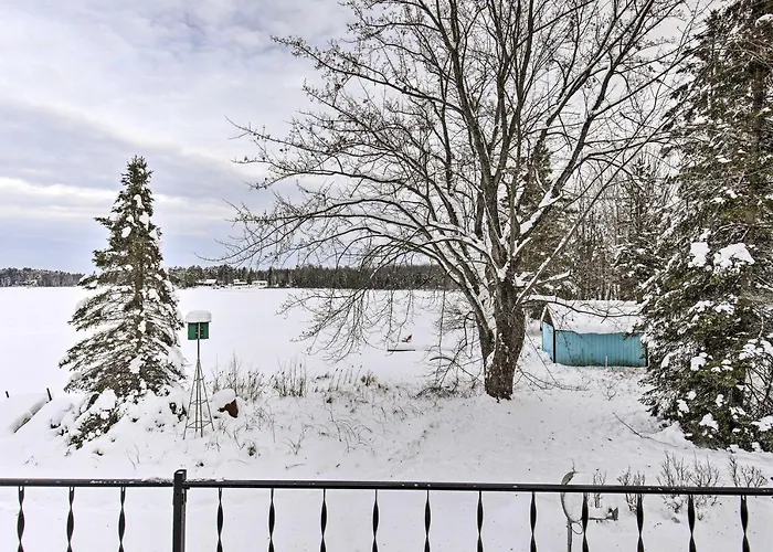 Phillips Cabin W/ Lake Views & Private Dock!