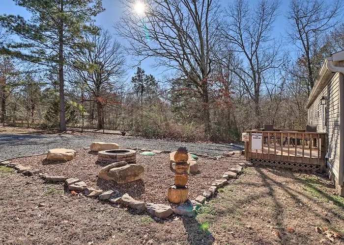 Lakefront Greers Ferry Cabin W/ Covered Boat Slip!
