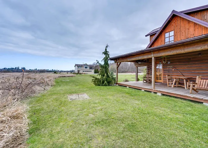 Private Hot Tub: 'Blue Sky Cabin' In Sequim