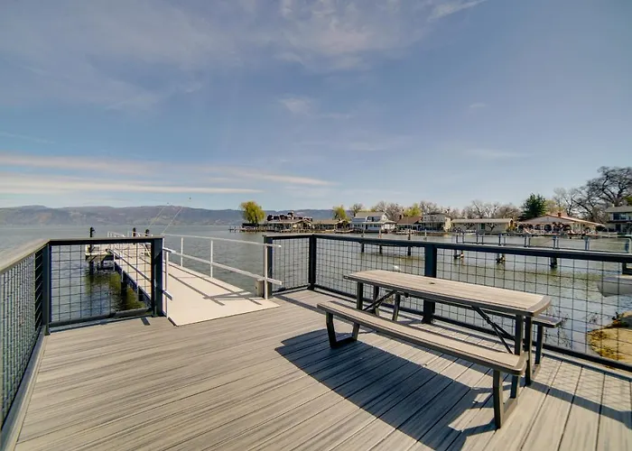 Waterfront Lakeport Rental Home W/ Private Dock!