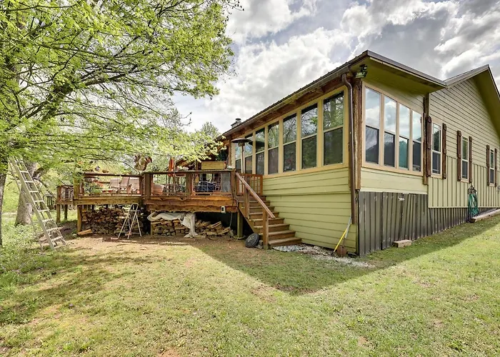 Flag Hole Riverfront Cabin Near Local Attractions!