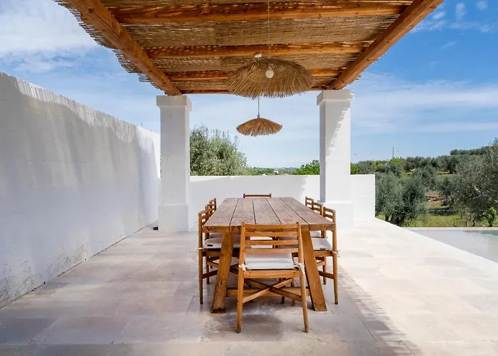 Villa Trulli Cicerali , trulli design con piscina panoramica Ostuni