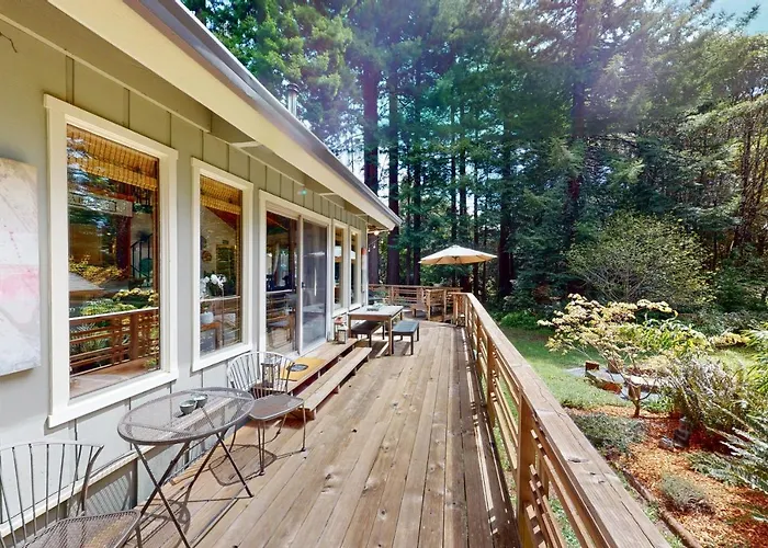 Mendocino Cozy Cabin-Large Patio Grill & Garden
