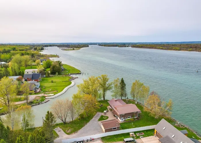 Riverfront Sault Ste Marie Home W/ Dock!