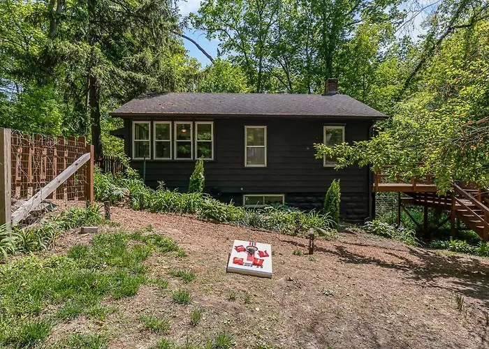 Black Cabin Getaway In Woods I Valpo