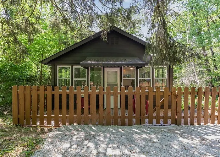 Black Cabin Getaway In Woods I Valpo