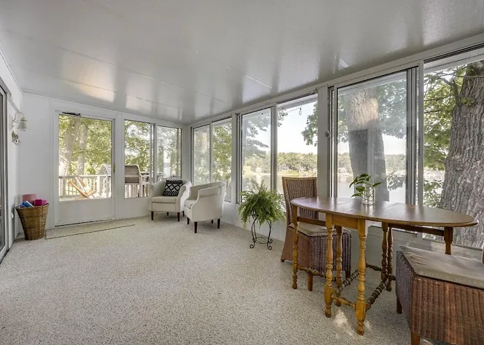 Delton Oasis Retreat W/ Lake Views & Deck!