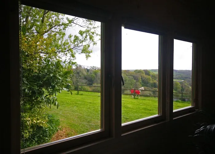 Yealm Cabin Self Catering Log Cabin In Devon With Hot Tub