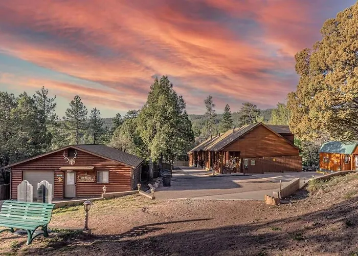 Cabin #5 Black Bear - Pet Friendly - Sleeps 6 - Playground & Game Room