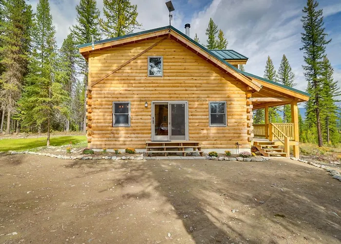 Secluded Cabin W/ Mtn Views ~ 33 Mi To Bigfork!