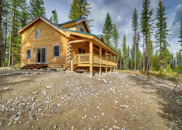 Secluded Cabin W/ Mtn Views ~ 33 Mi To Bigfork!