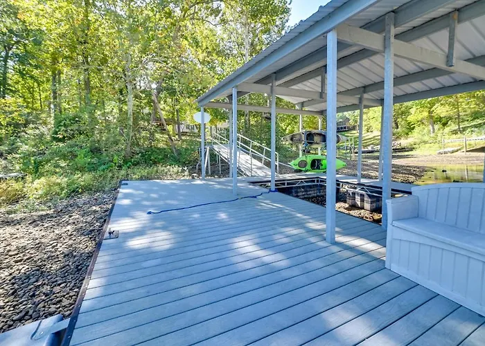 Lakefront Gilbertville Haven W/ Private Boat Dock!