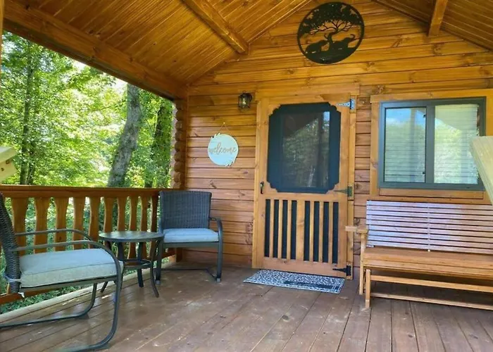 Serene 1Br Cabin Near Nc Z00 With Loft & Waterview