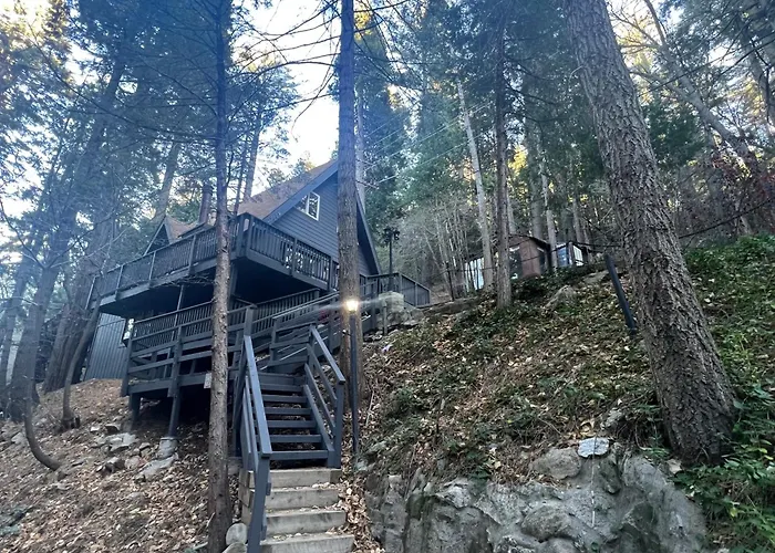 Lake Arrowhead Lux Black Cabin
