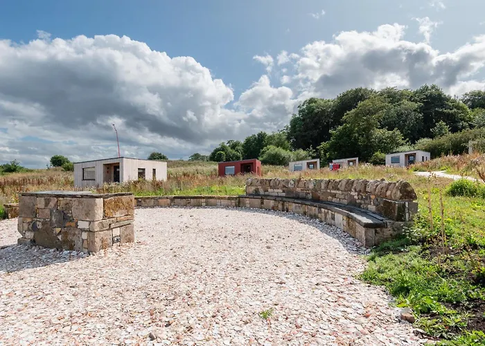Rustic Cabins, Sea Views From Rewilded Farm With Highland Cows