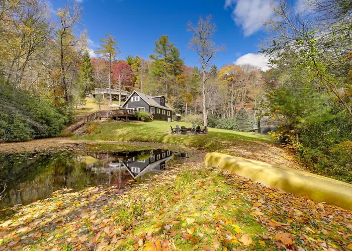Enchanting Highlands Cottage W/ Pond & Waterfall