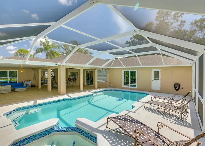 Private Fort Myers Escape W/ Screened Pool & Lanai