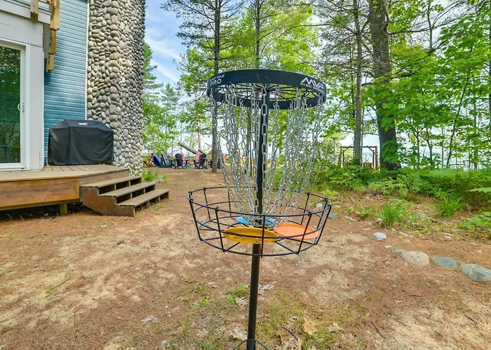 Waterfront Cheboygan Home W/ Fire Pit