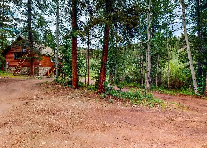 Deck & Mtn Views! Family A-Frame Cabin In Bailey