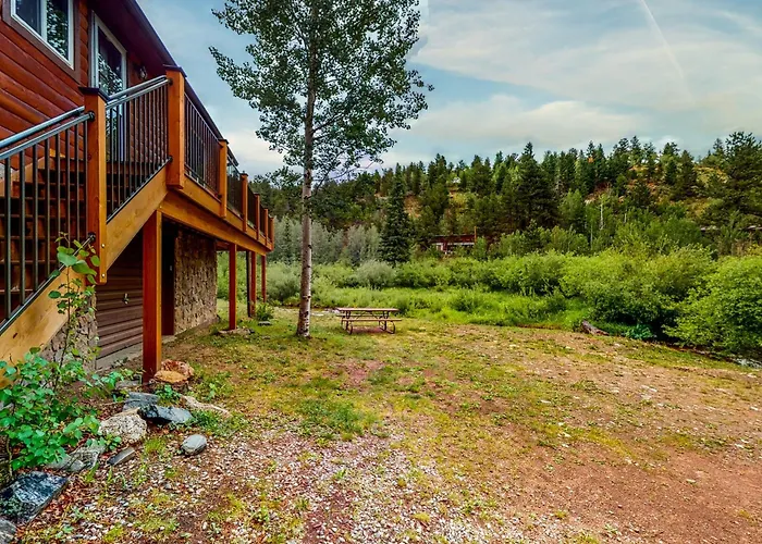 Deck & Mtn Views! Family A-Frame Cabin In Bailey