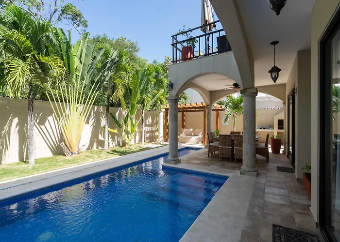 Tulum Stunning Villa For 10-Cabana-Private Pool-Parking