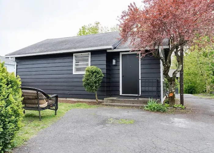 Retro Retreat: 1Br Home W/ Wfh Desk, Livingroom, And Fire Pit