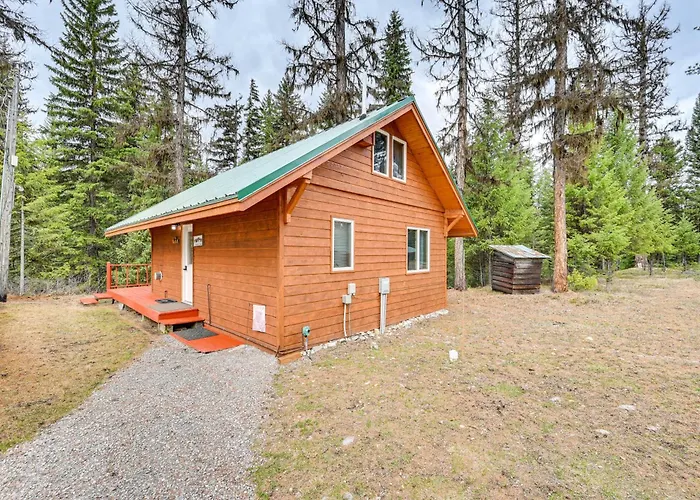 Secluded Bigfork Cabin W/ Canoes & Views!