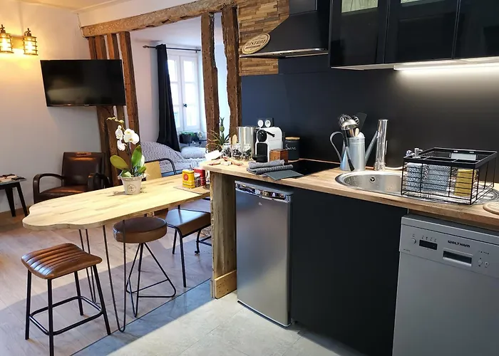 Villa Naturogite Honfleur centre historique avec SAUNA privé