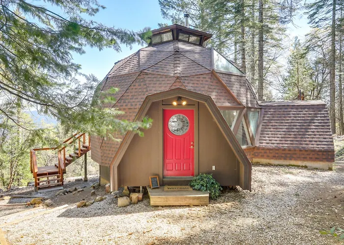 Off-Grid Geodesic Dome: Nevada City House W/ Views