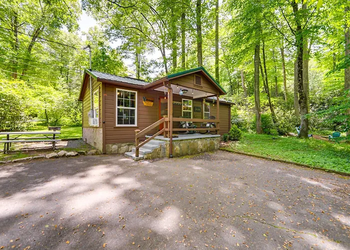 Pet-Friendly Creekside Cabin W/ Pool Access!