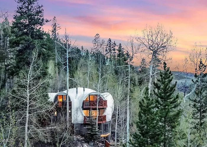 The Iconic Vail Ski Dome, Free Parking For Skiers!