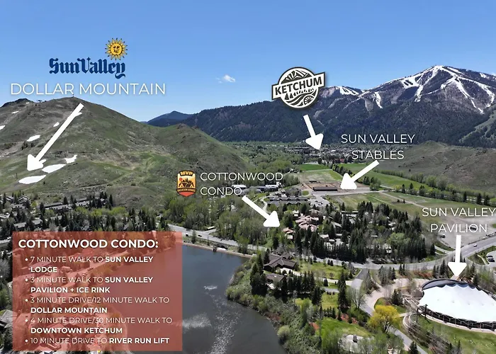 Cottonwood Condo In Sun Valley