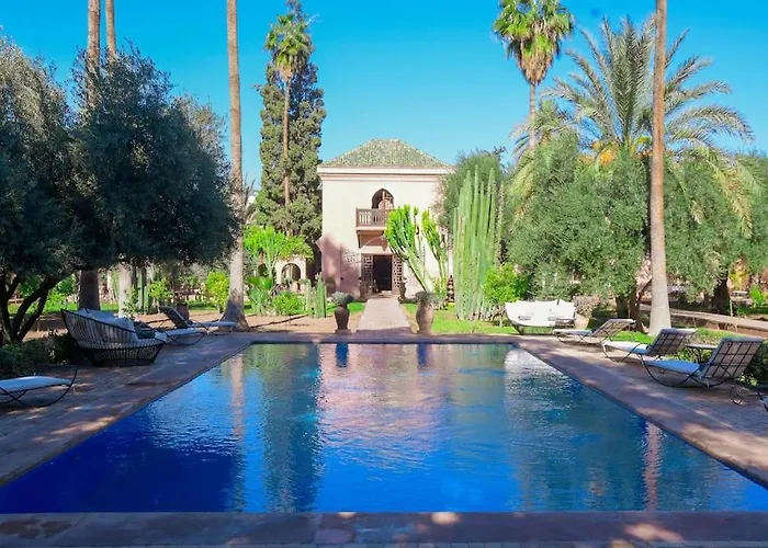 Villa Riad luxe centre marrakech majorelle Rue Yves st laurent