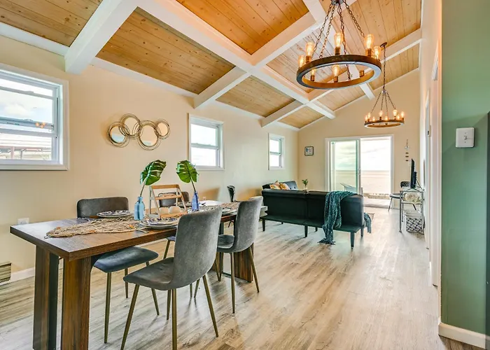 Serene Lakefront Standish Home W/ Fire Pit & Grill