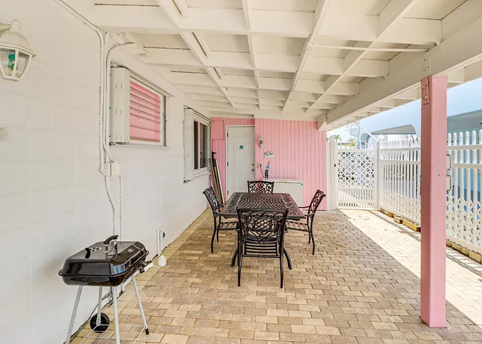 Waterfront Colony Beach Duplex! W/ Golf Cart!