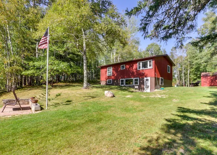 Bigfork Cabin On Long Lake By Trails & Restaurant!