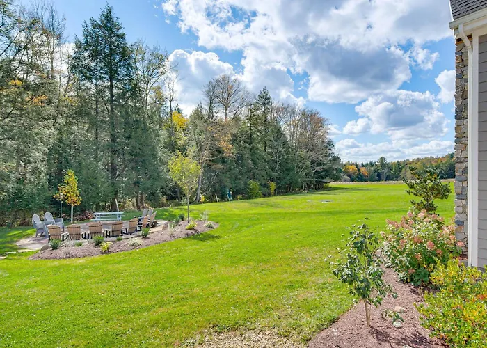Spacious & Secluded Forksville Home: Fire Pit