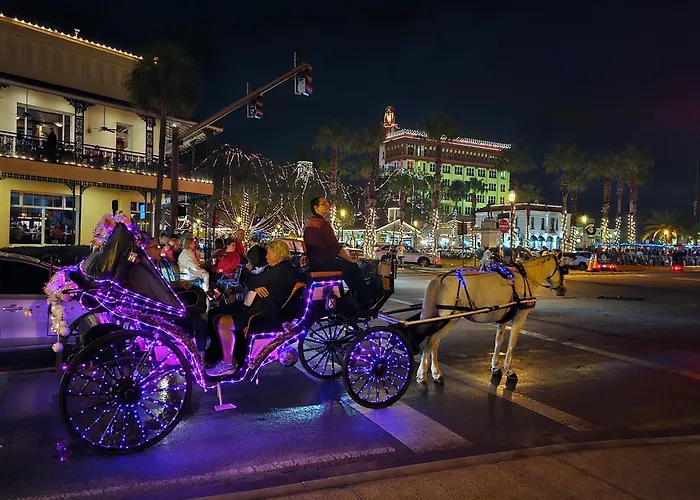 Walk To Nights Of Lights, Trolley #11, Free Ev Station