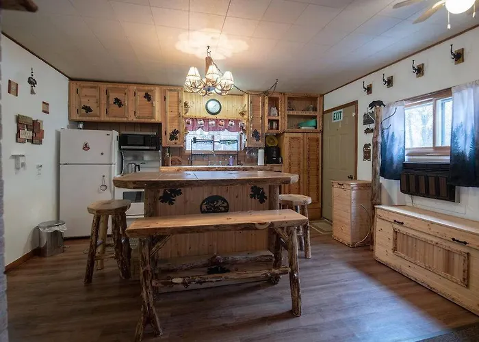 Black Bear Cabin With Blow Up Hot Tub