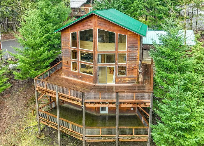 'Grizzly Tower' Packwood Cabin W/ Hot Tub!